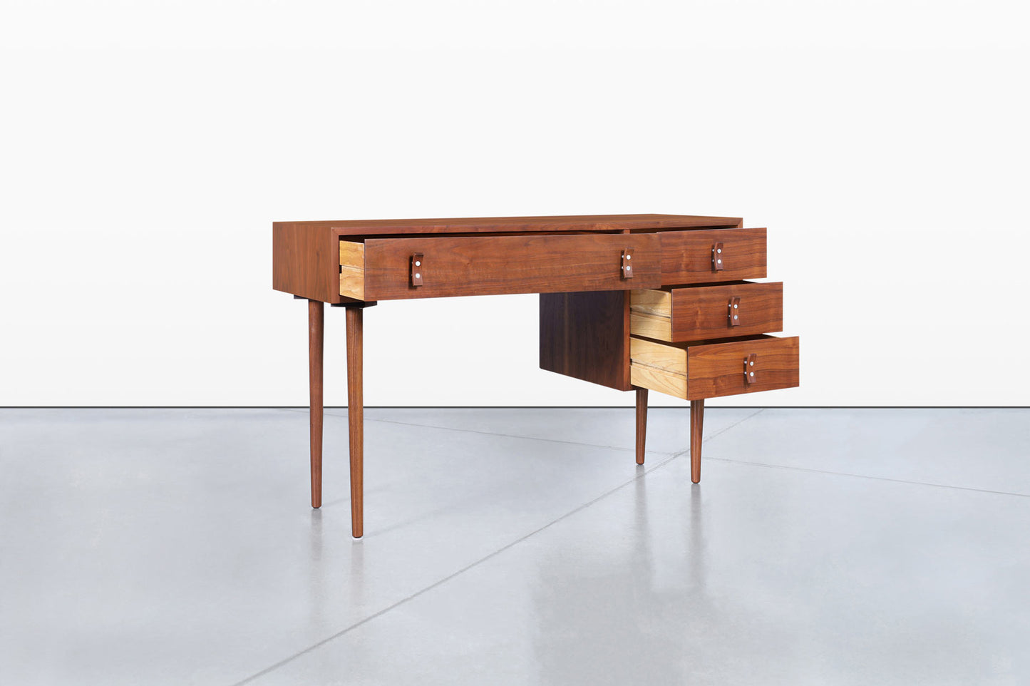 Vintage Walnut Desk by Stanley Young for Glenn of California