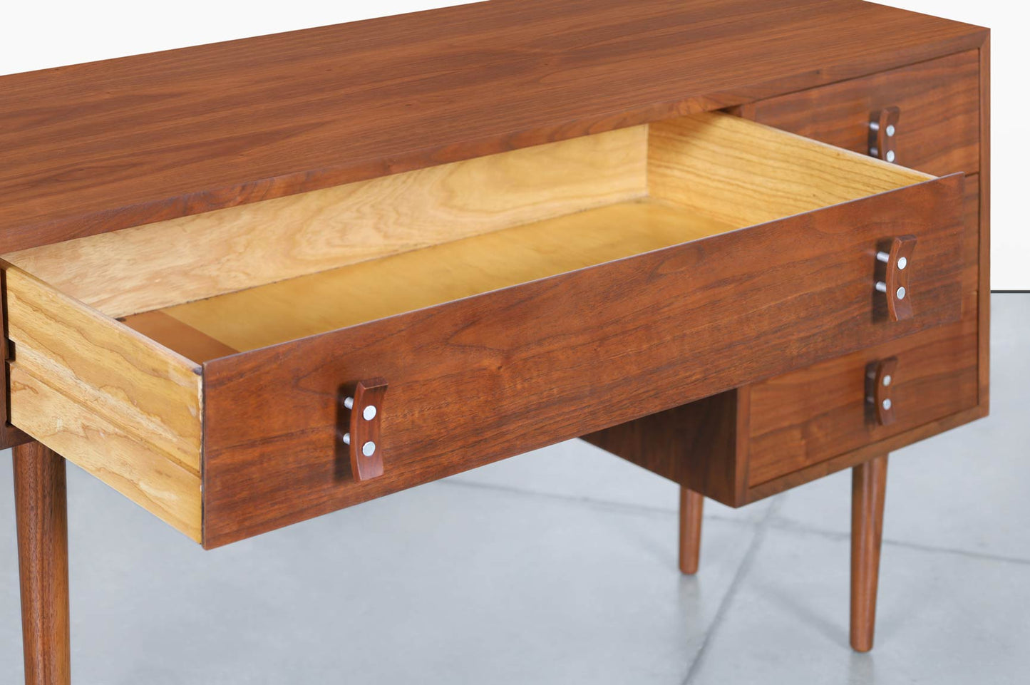 Vintage Walnut Desk by Stanley Young for Glenn of California