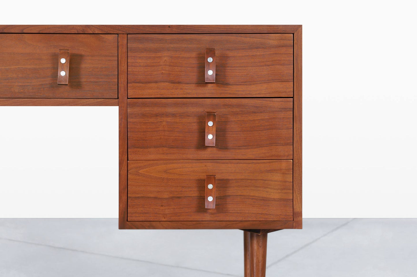 Vintage Walnut Desk by Stanley Young for Glenn of California