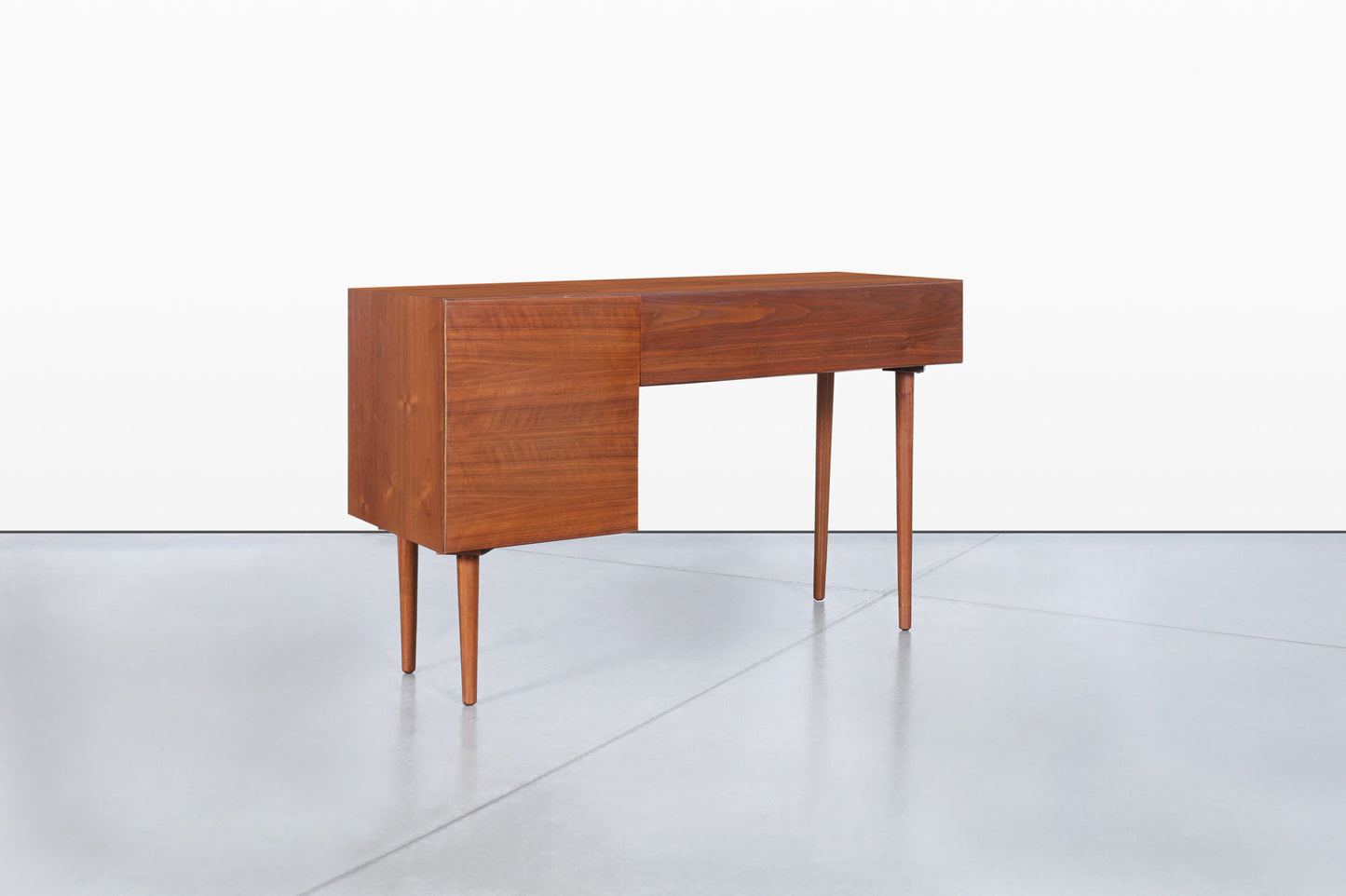 Vintage Walnut Desk by Stanley Young for Glenn of California
