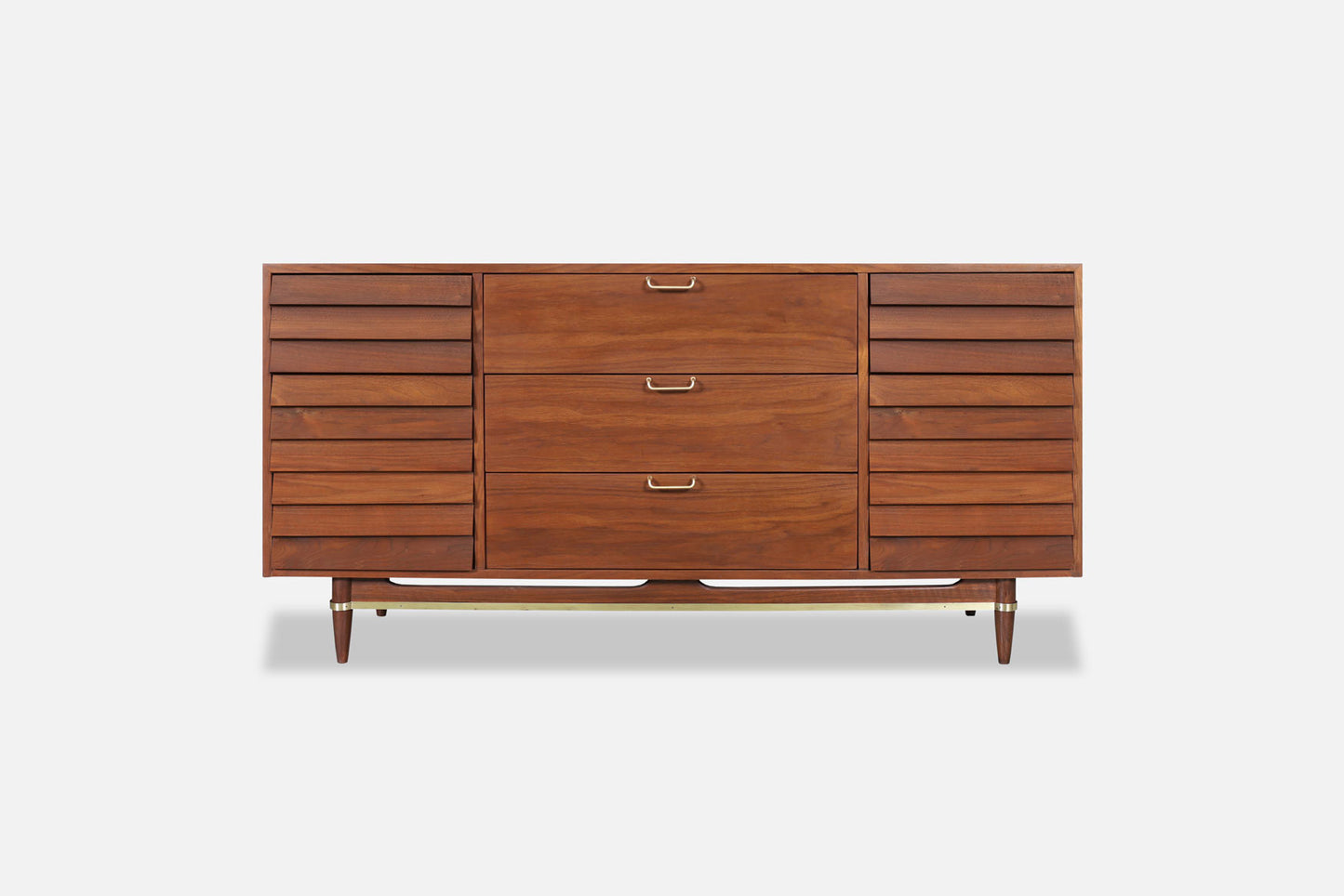 Vintage Walnut Dresser by Merton L. Gershun American of Martinsville