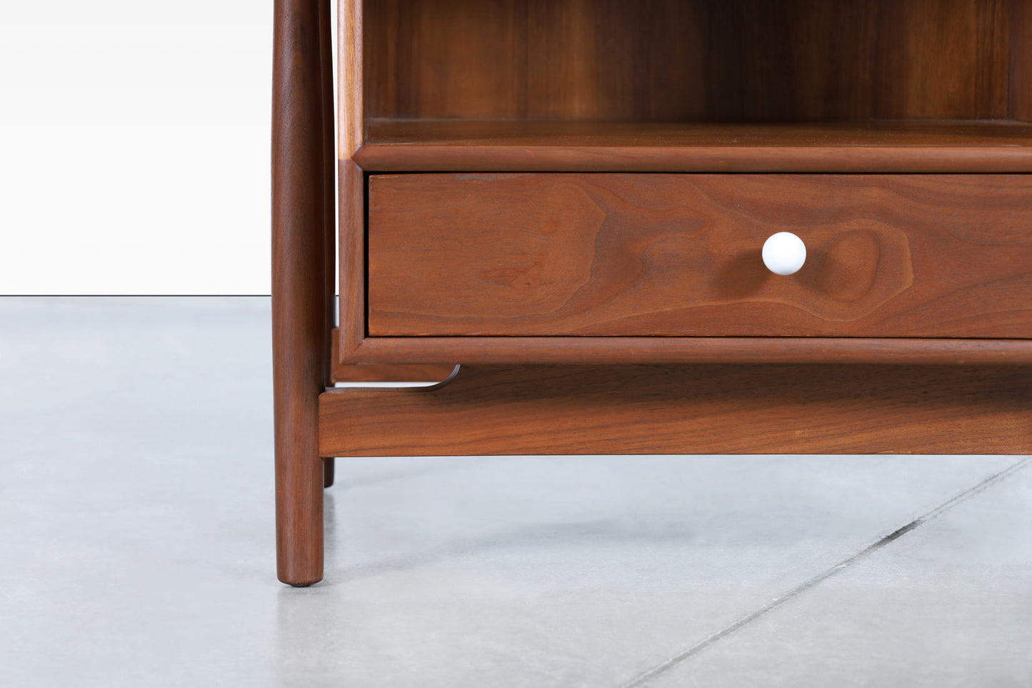 Vintage Walnut Floating Nightstands by Kipp Stewart for Drexel