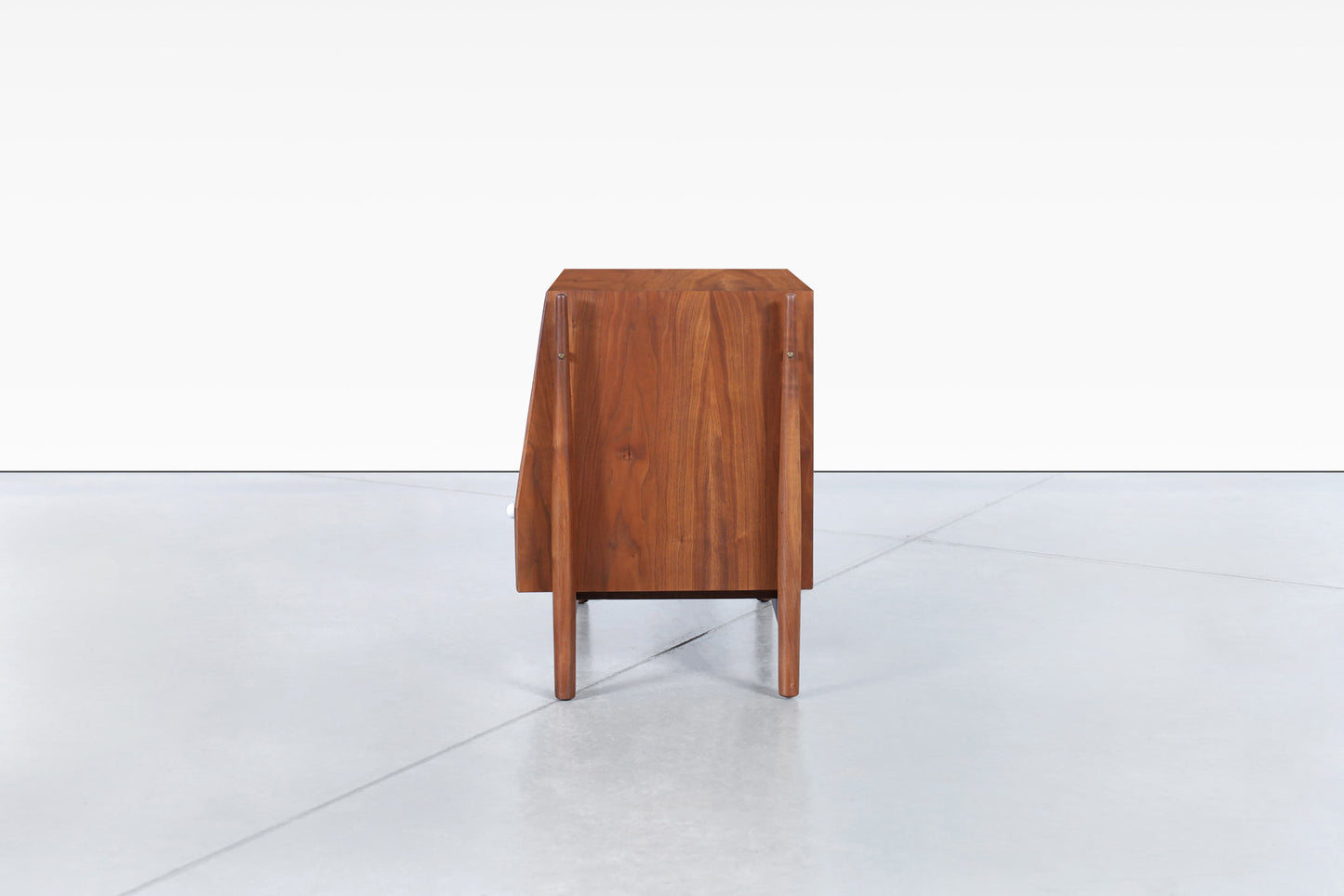 Vintage Walnut Floating Nightstands by Kipp Stewart for Drexel