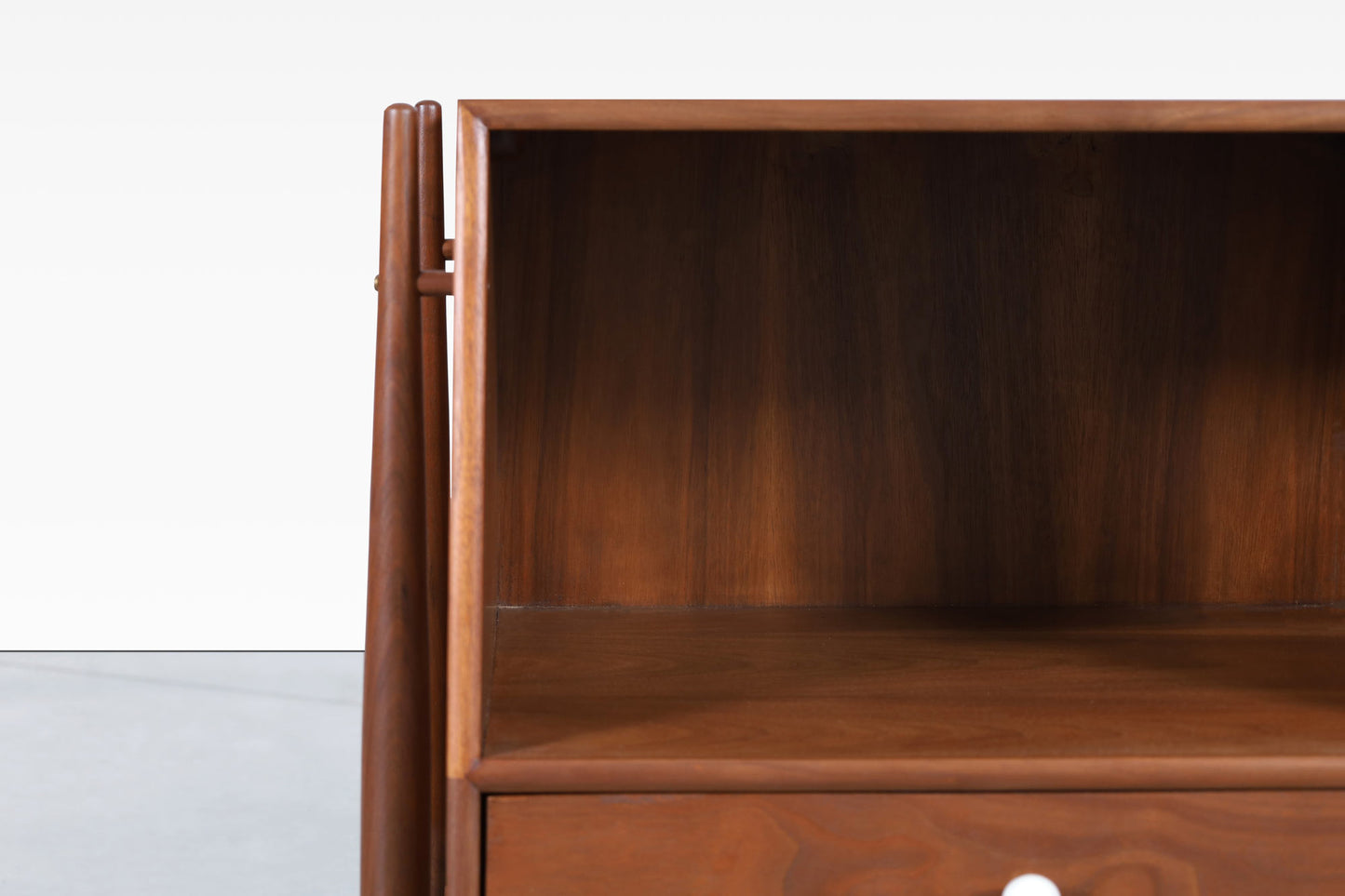 Vintage Walnut Floating Nightstands by Kipp Stewart for Drexel