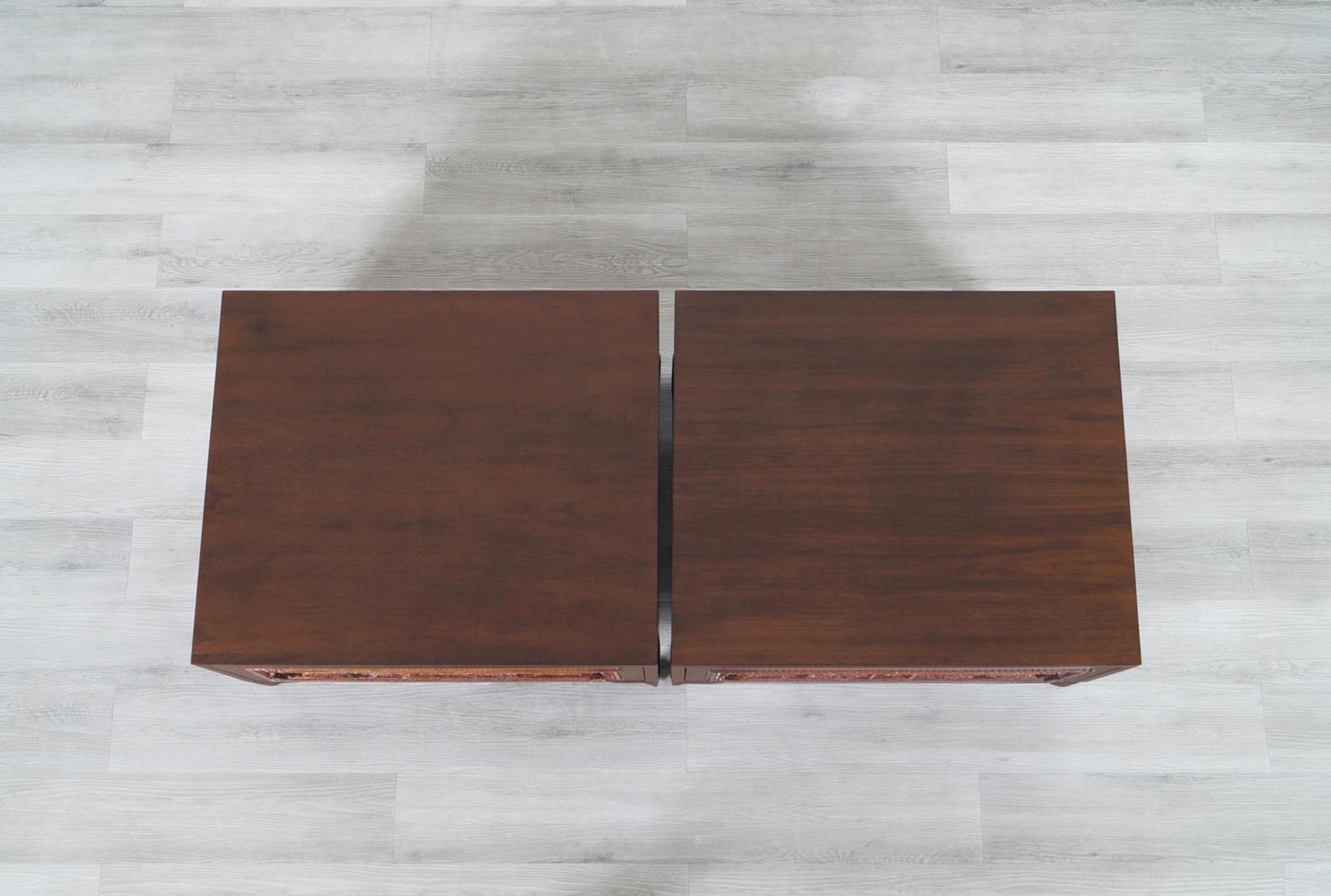 Vintage Walnut Nightstands by Maurice Bailey for Monteverdi Young