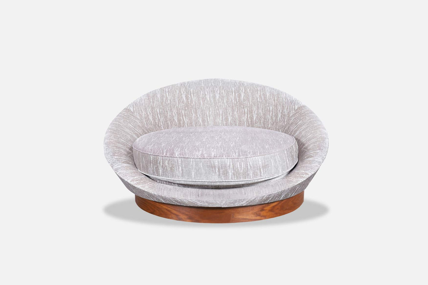 Vintage Walnut "Satellite" Lounge Chair by Milo Baughman