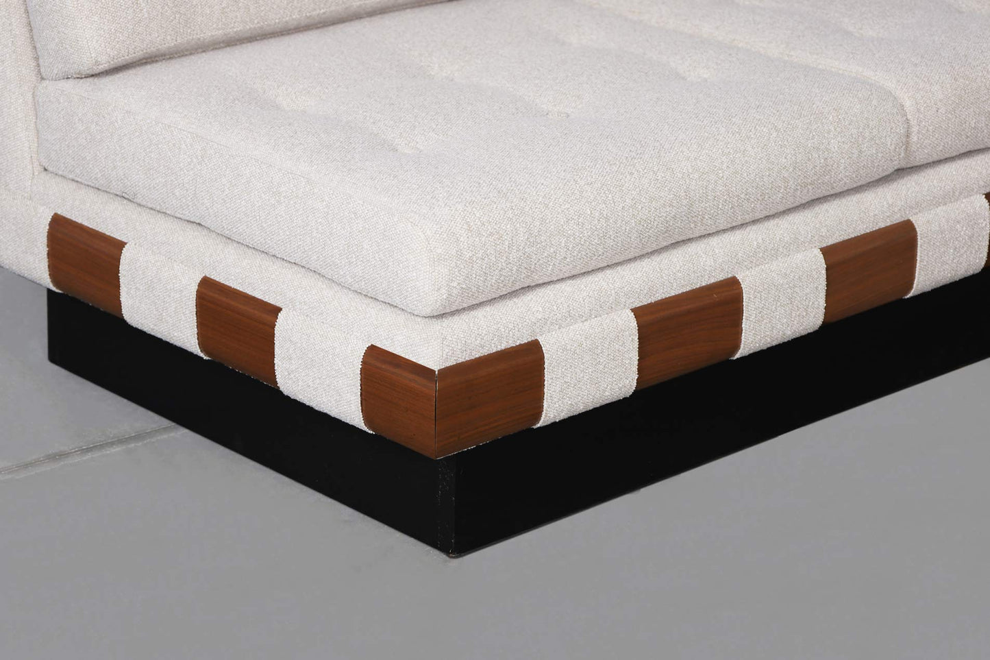 Vintage Walnut Sectional Sofa by Adrian Pearsall for Craft Associates