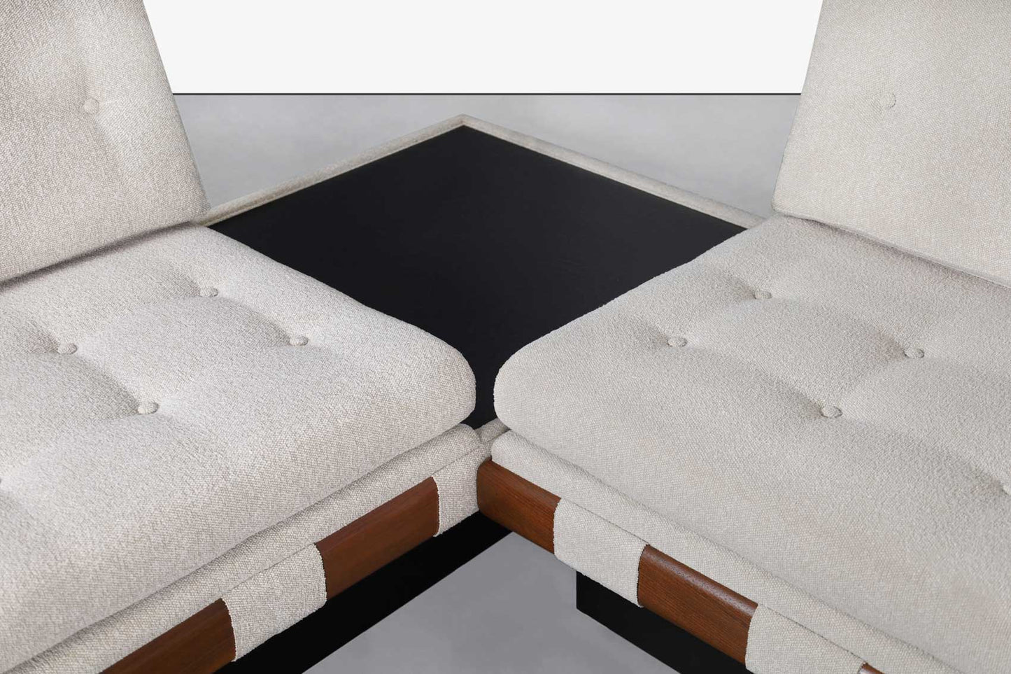 Vintage Walnut Sectional Sofa by Adrian Pearsall for Craft Associates