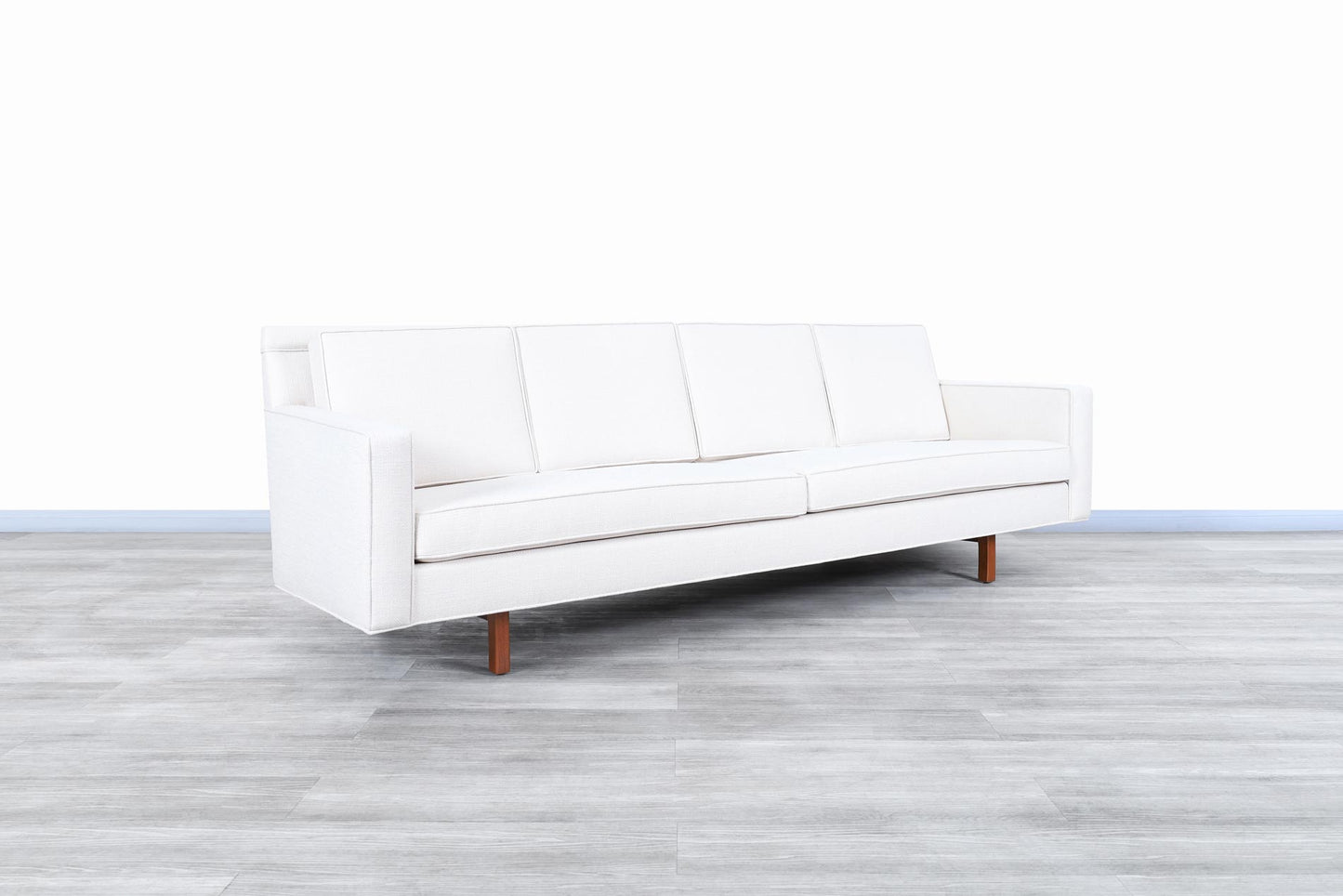 Mid-Century Modern Walnut Sofa by Edward Wormley for Dunbar