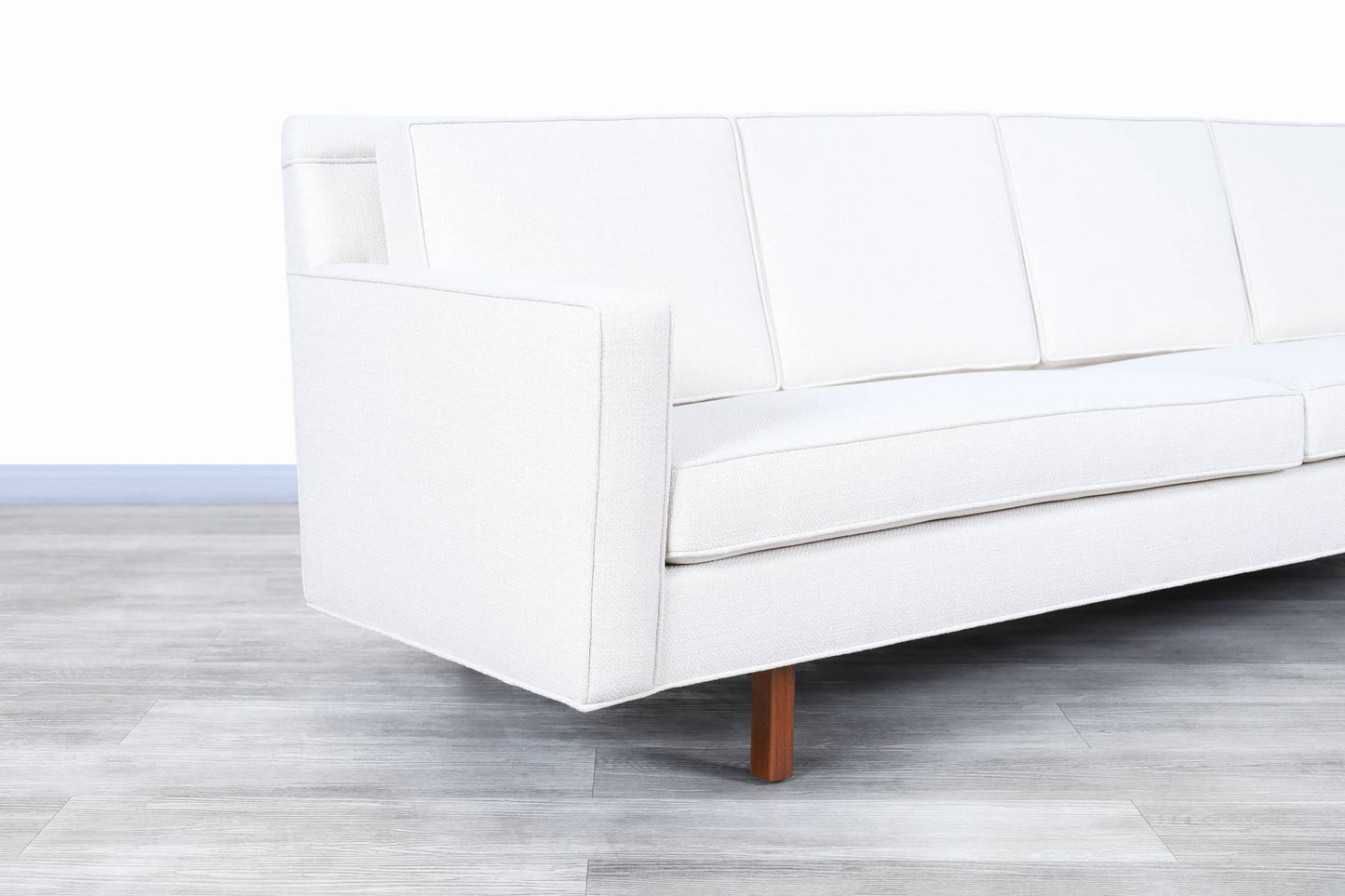 Mid-Century Modern Walnut Sofa by Edward Wormley for Dunbar