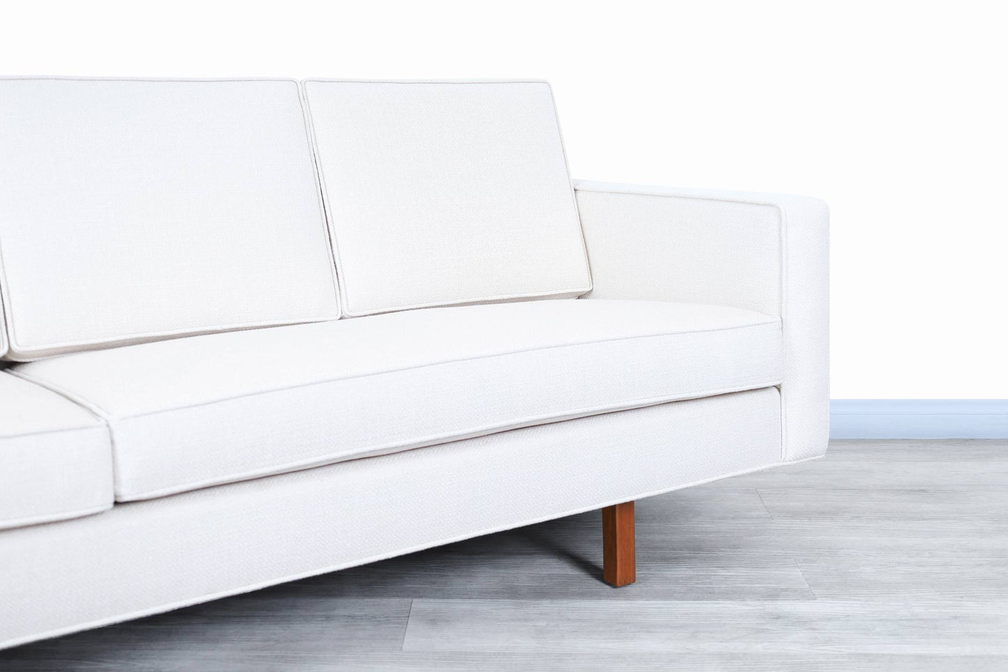 Mid-Century Modern Walnut Sofa by Edward Wormley for Dunbar