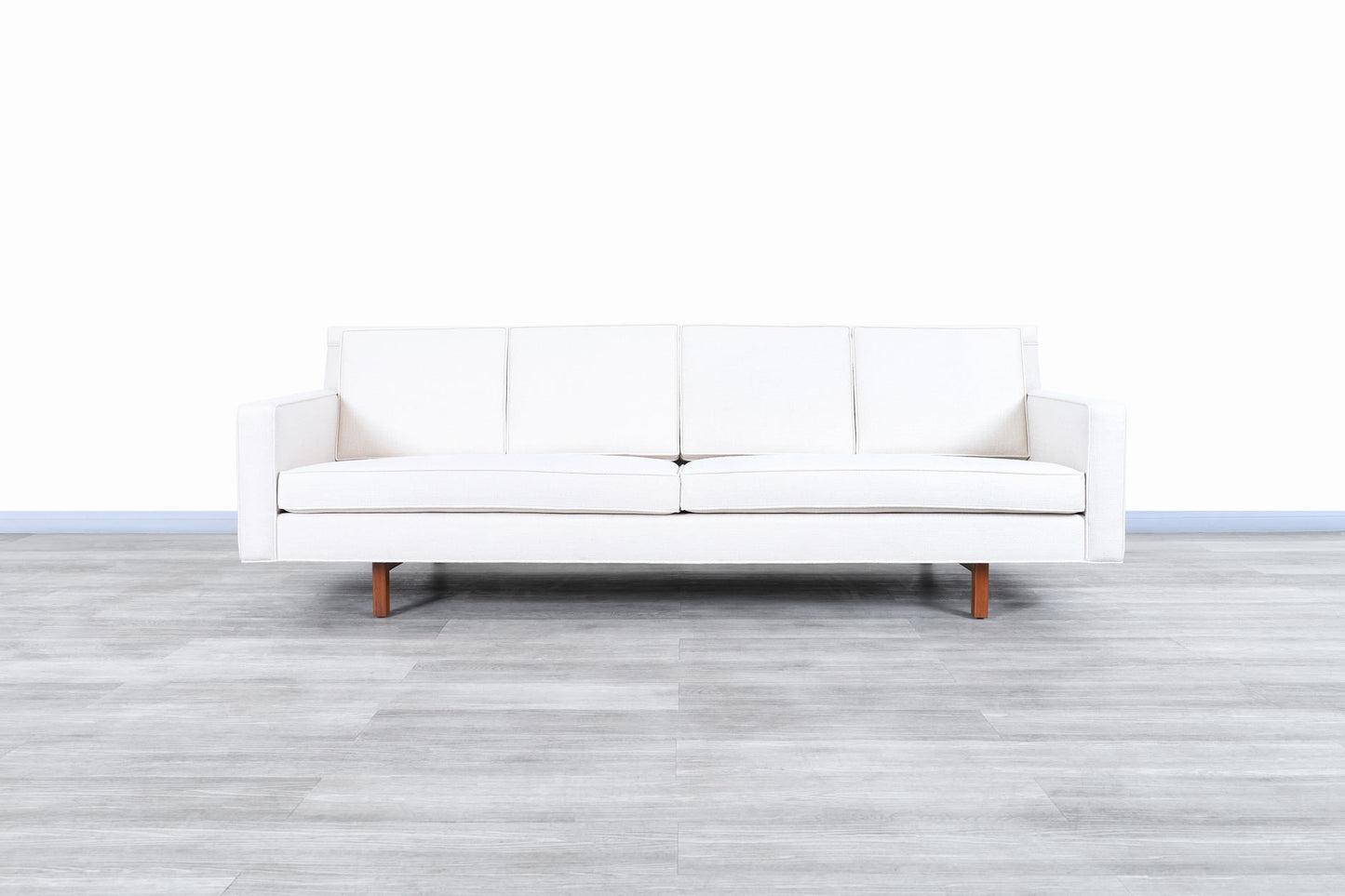 Mid-Century Modern Walnut Sofa by Edward Wormley for Dunbar