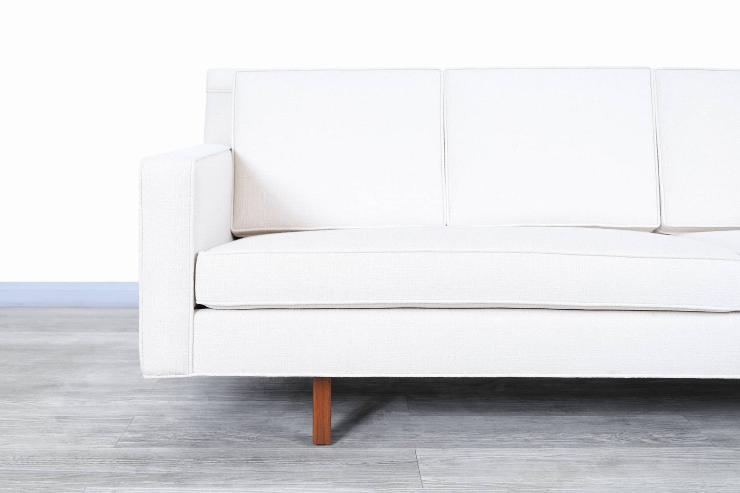 Mid-Century Modern Walnut Sofa by Edward Wormley for Dunbar