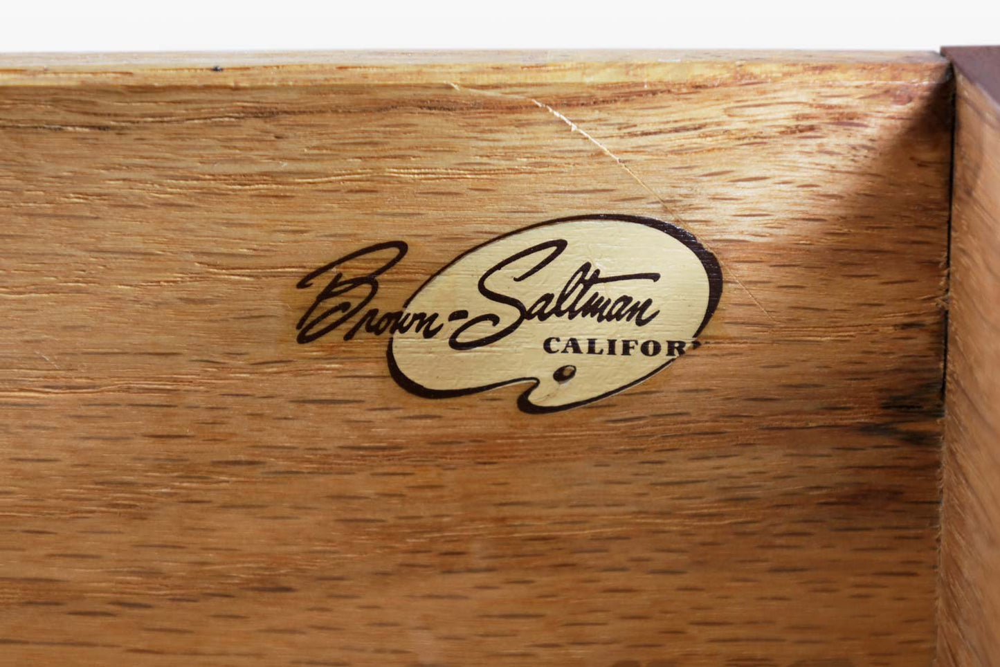 Vintage Walnut Tambour Door Credenza by John Caldwell for Brown Saltman