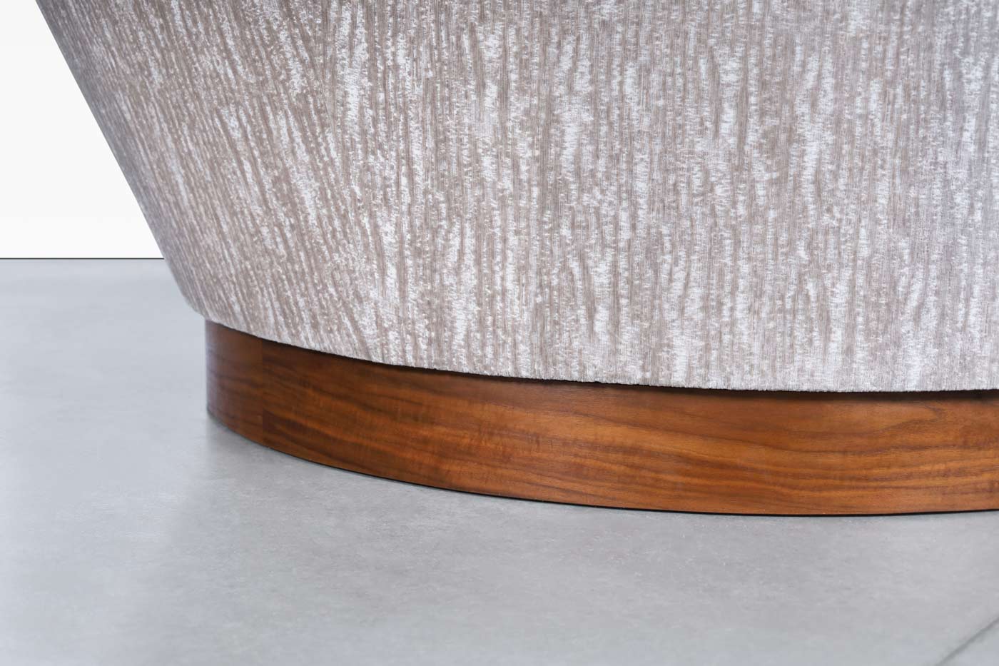 Vintage Walnut "Satellite" Lounge Chair by Milo Baughman