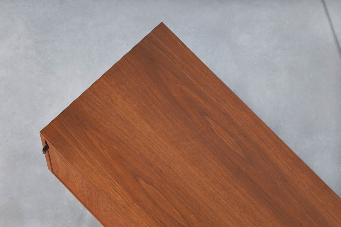 Vintage Walnut and Chrome Credenza by Florence Knoll