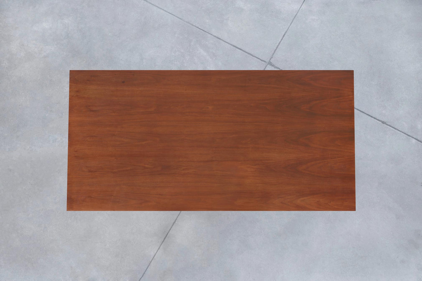 Vintage Walnut and Chrome Executive Desk by John Keal for Brown Saltman
