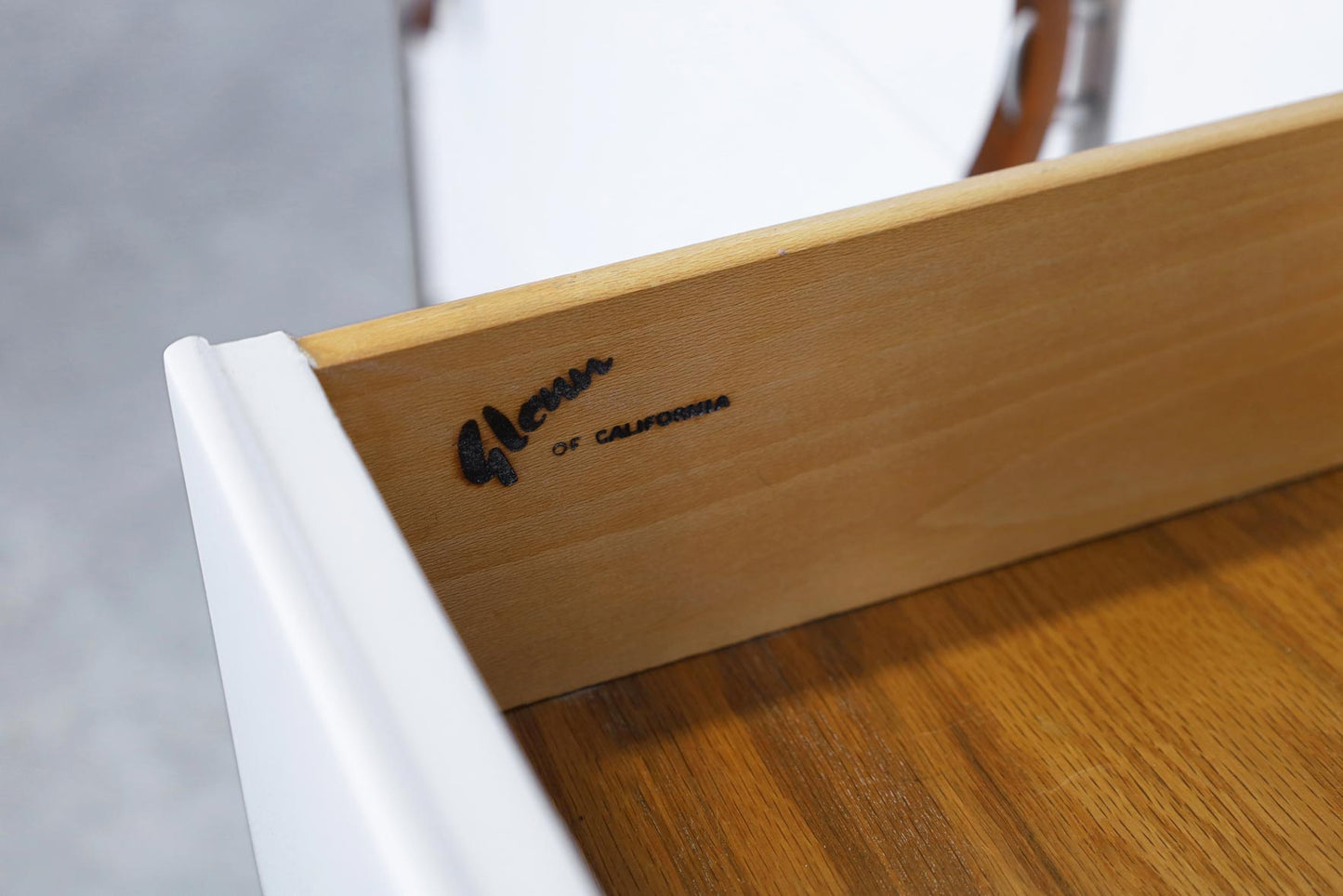 Vintage Walnut and Lacquered Dresser by Stanley Young for Glenn of California