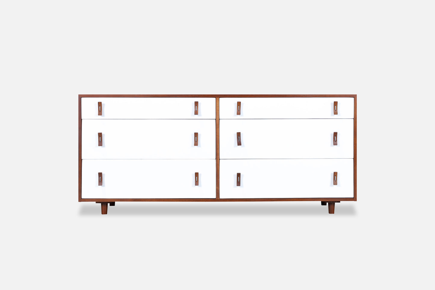 Vintage Walnut and Lacquered Dresser by Stanley Young for Glenn of California