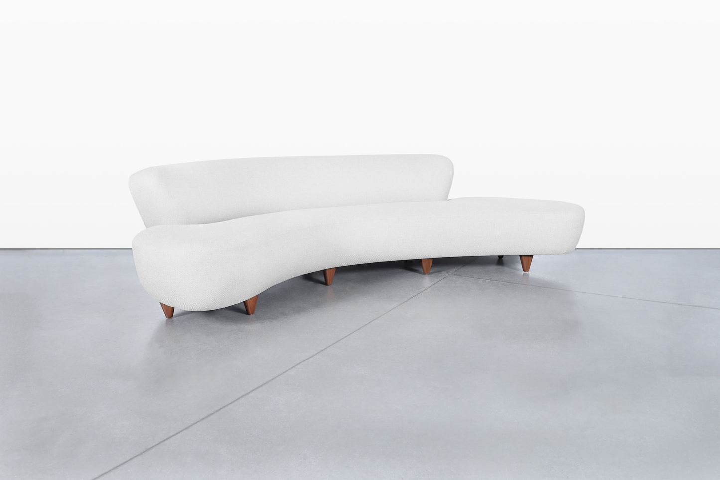 Vintage “Cloud” Sofa with Ottoman