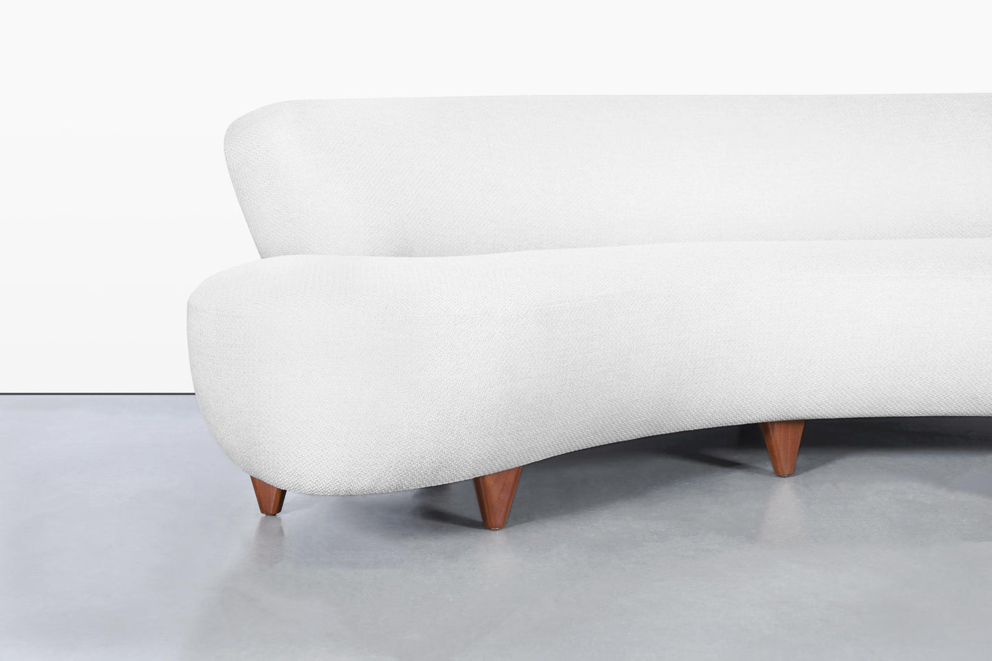 Vintage “Cloud” Sofa with Ottoman