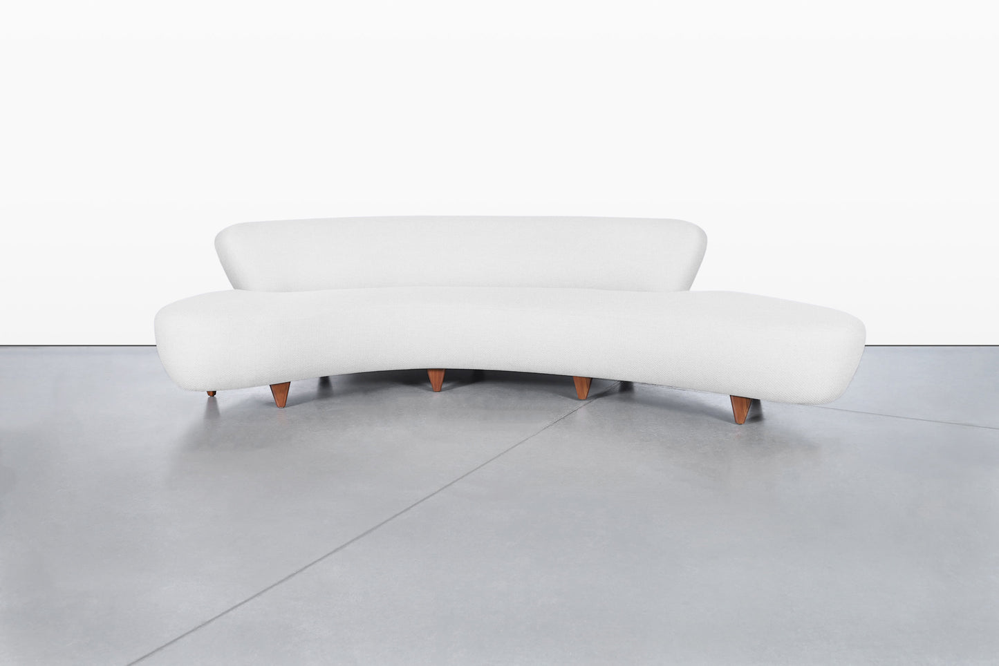 Vintage “Cloud” Sofa with Ottoman