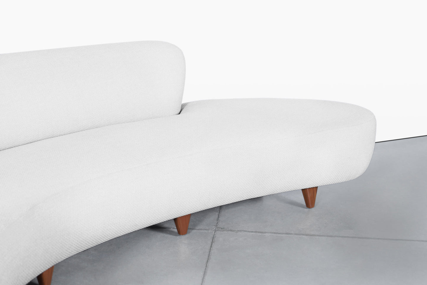 Vintage “Cloud” Sofa with Ottoman