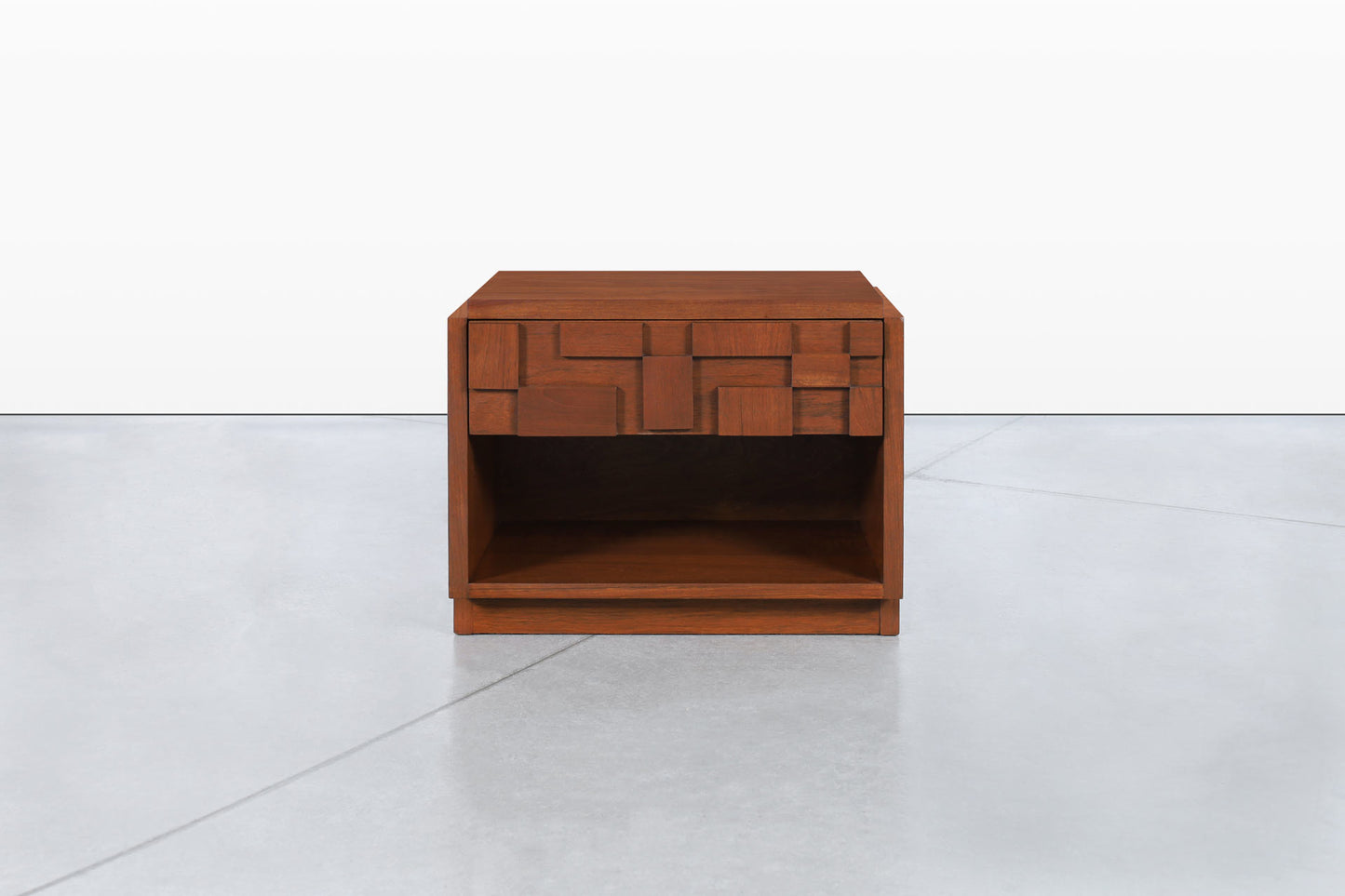 Vintage Brutalist “Staccato” Nightstands by Lane