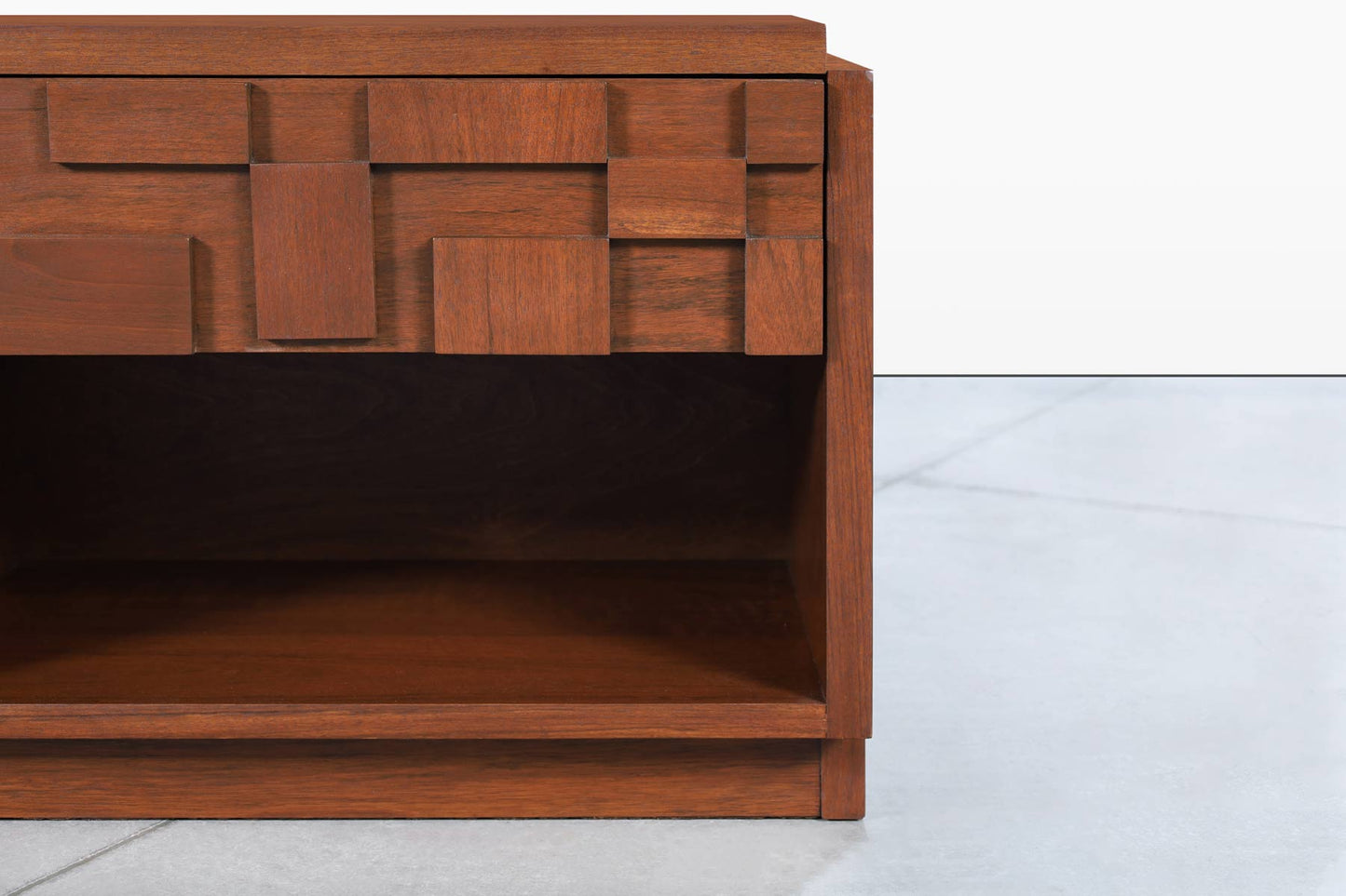 Vintage Brutalist “Staccato” Nightstands by Lane