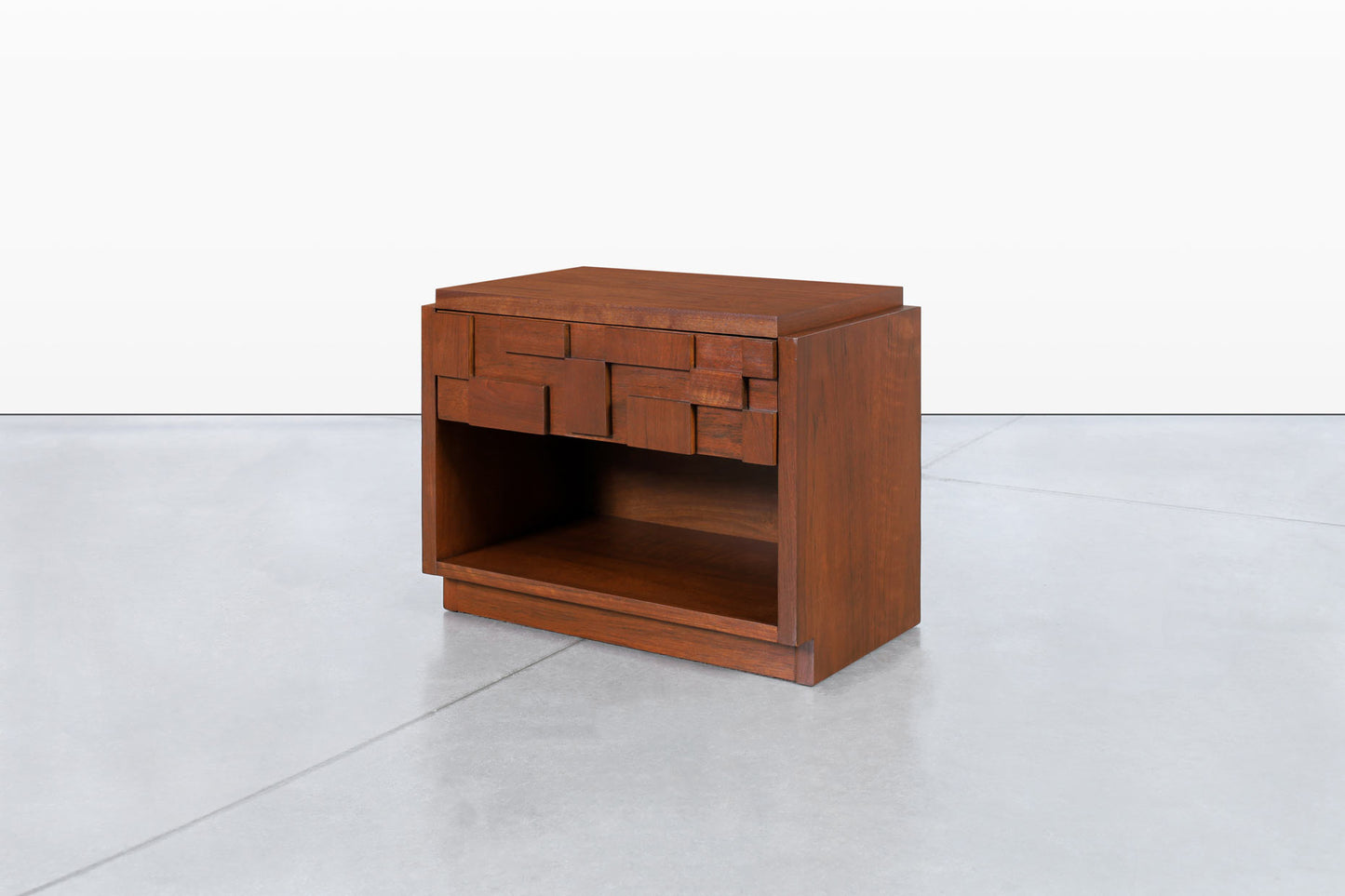 Vintage Brutalist “Staccato” Nightstands by Lane