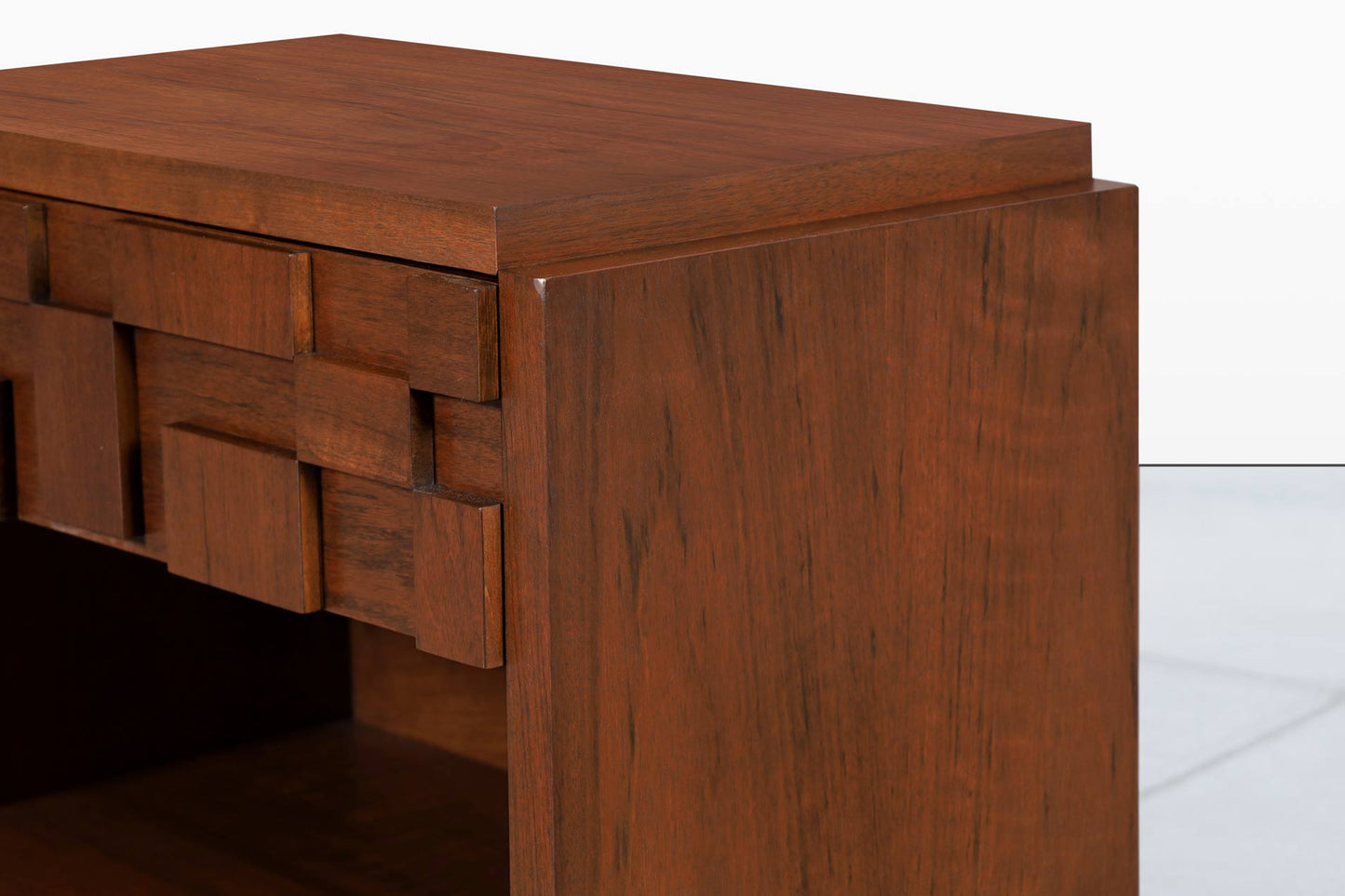 Vintage Brutalist “Staccato” Nightstands by Lane