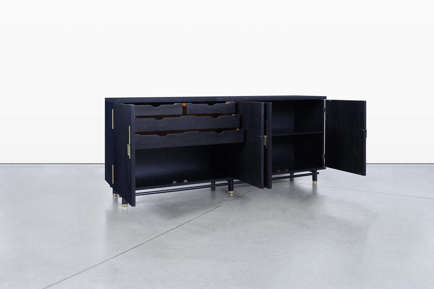 Vintage Cerused Credenza by Michael Taylor for Baker