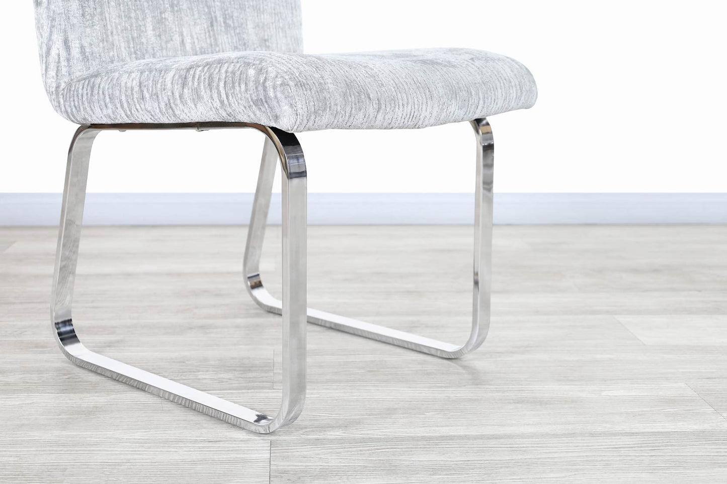 Mid-Century Modern Chrome Dining Chairs by Design Institute of America