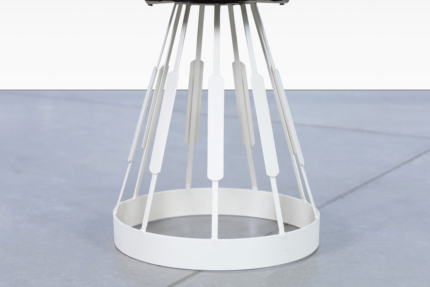 Vintage Enameled Iron Stools by Arthur Umanoff for Shaver-Howard Inc.