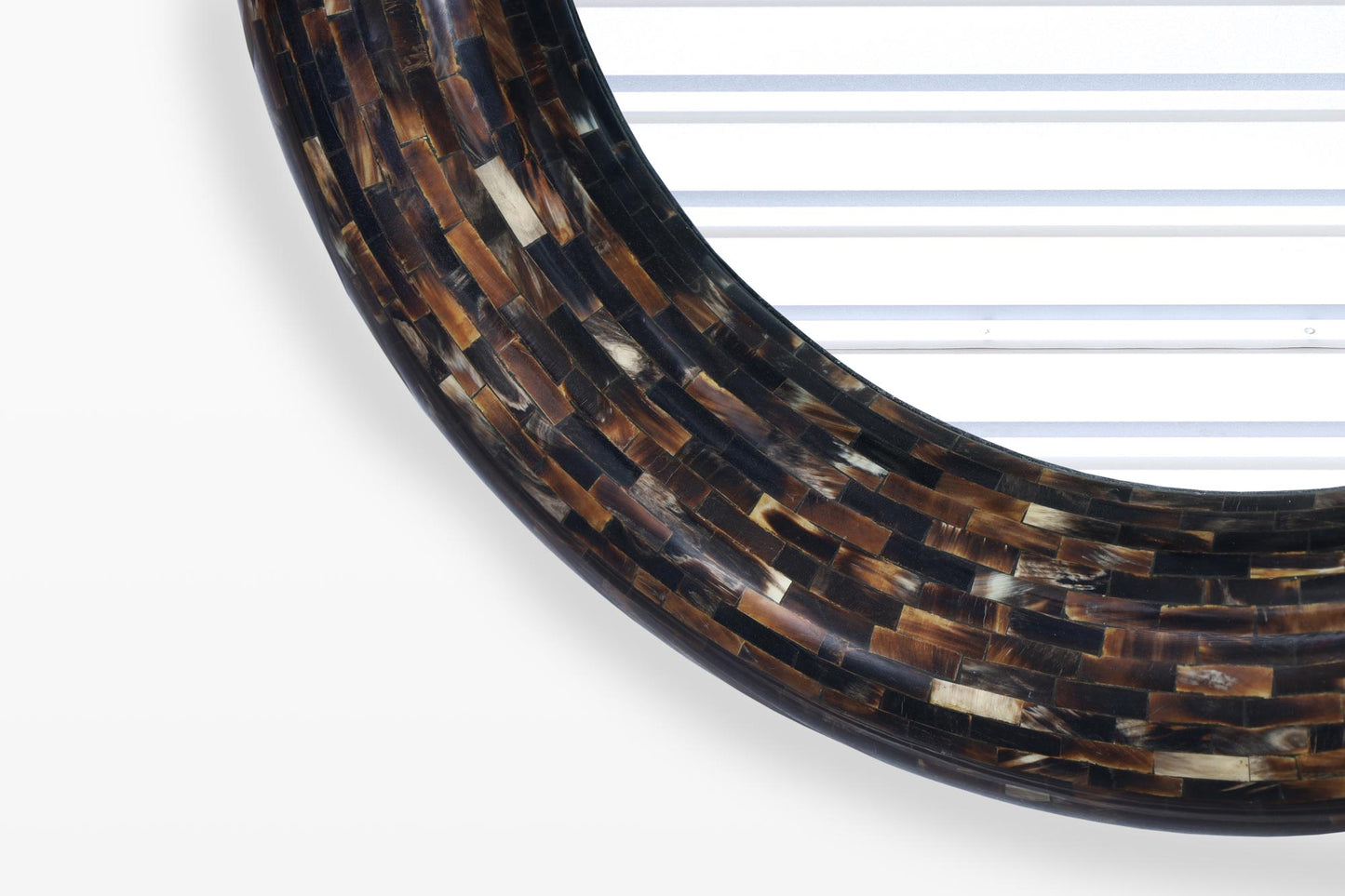 Vintage Horn Console Table with Mirror by Enrique Garcel for Jimeco LTDA.