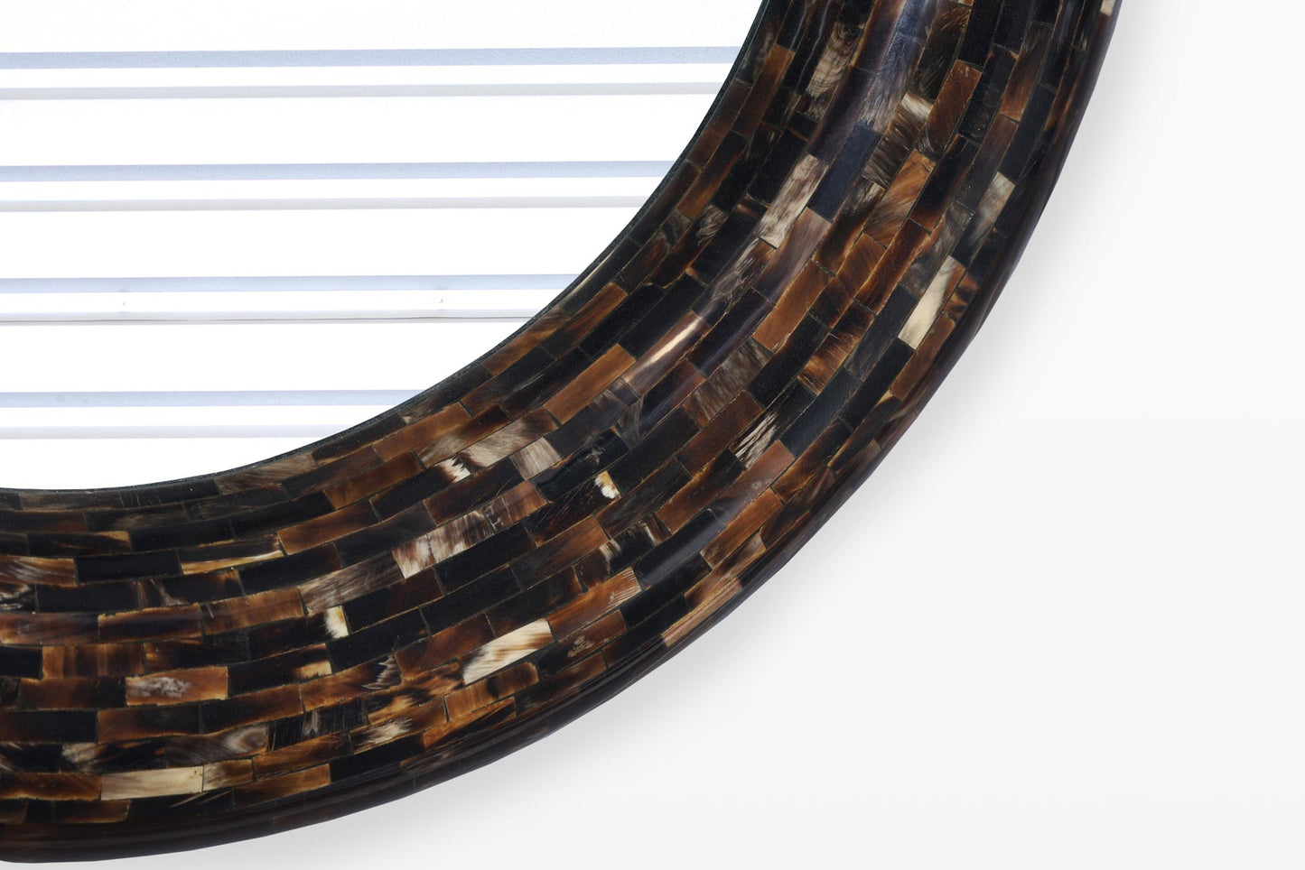 Vintage Horn Console Table with Mirror by Enrique Garcel for Jimeco LTDA.