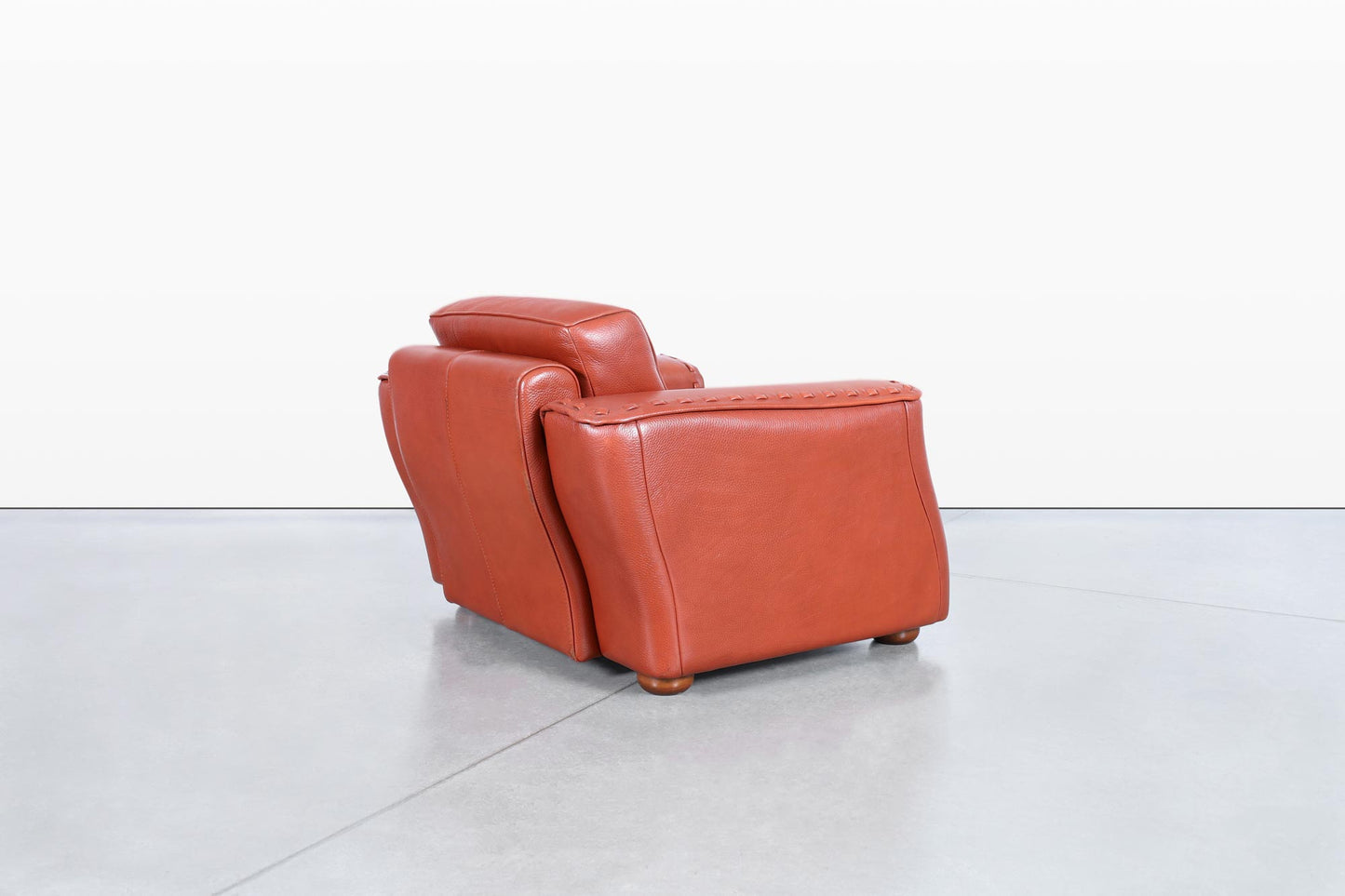 Vintage Italian Leather Club Chairs by Formenti