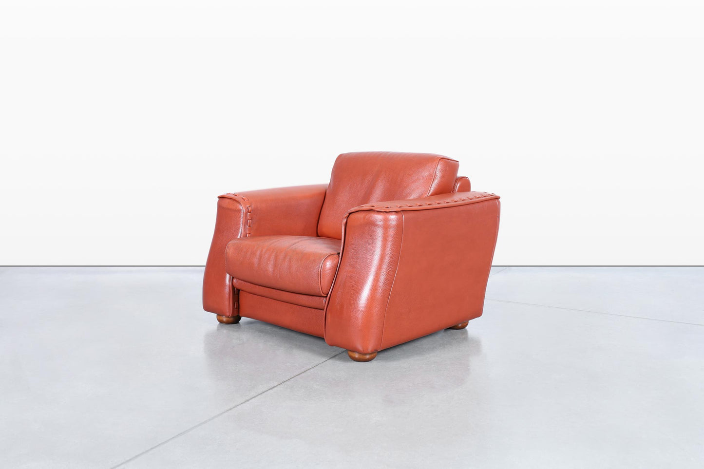 Vintage Italian Leather Club Chairs by Formenti