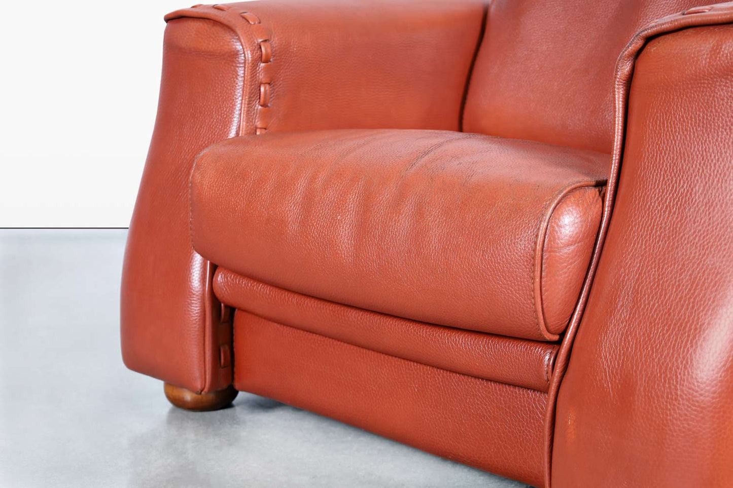 Vintage Italian Leather Club Chairs by Formenti
