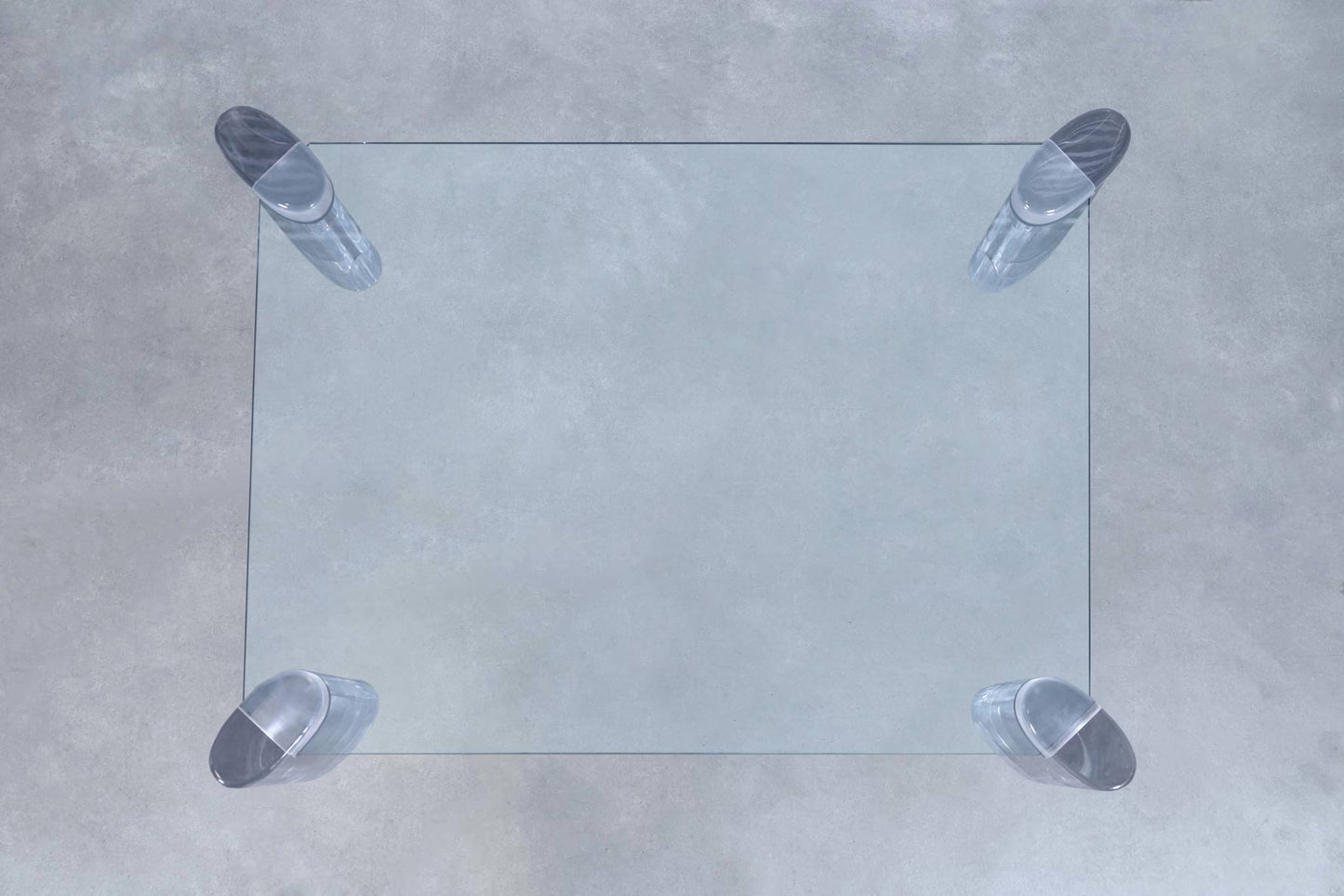 Vintage Lucite and Glass Coffee Table by Karl Springer