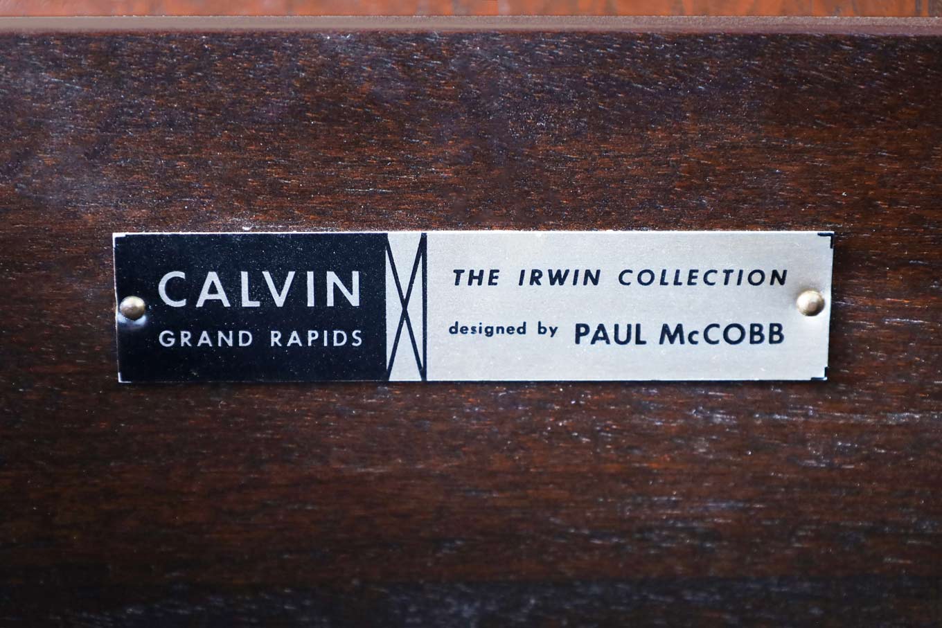 Vintage Mahogany "Irwin Collection" Credenza by Paul McCobb for Calvin Furniture