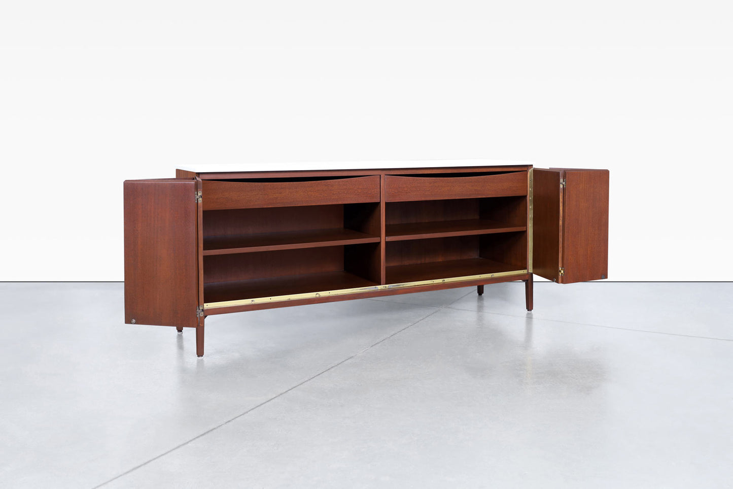 Vintage Mahogany "Irwin Collection" Credenza by Paul McCobb for Calvin Furniture