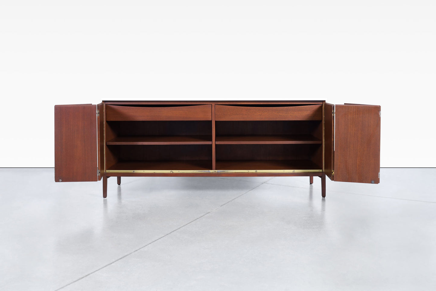 Vintage Mahogany "Irwin Collection" Credenza by Paul McCobb for Calvin Furniture
