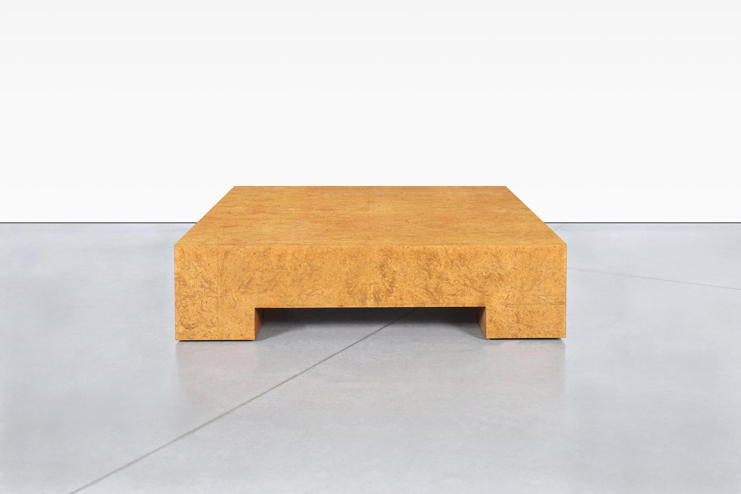 Vintage Oversized Burl Wood Coffee Table by Milo Baughman for Thayer Coggin