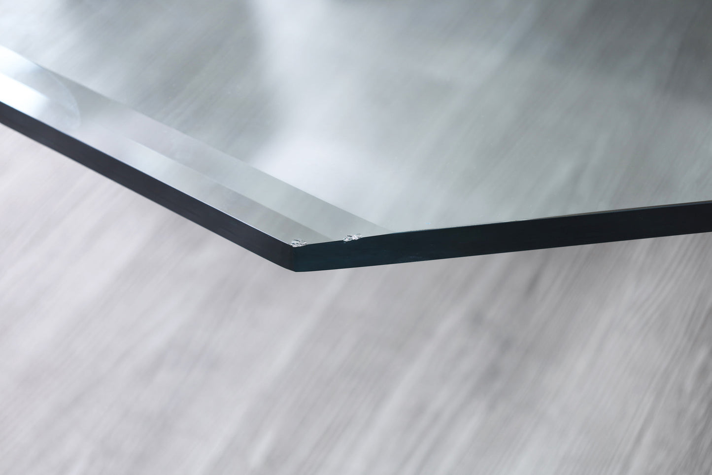 Vintage Stainless Steel Cantilevered Coffee Table Attributed to Brueton