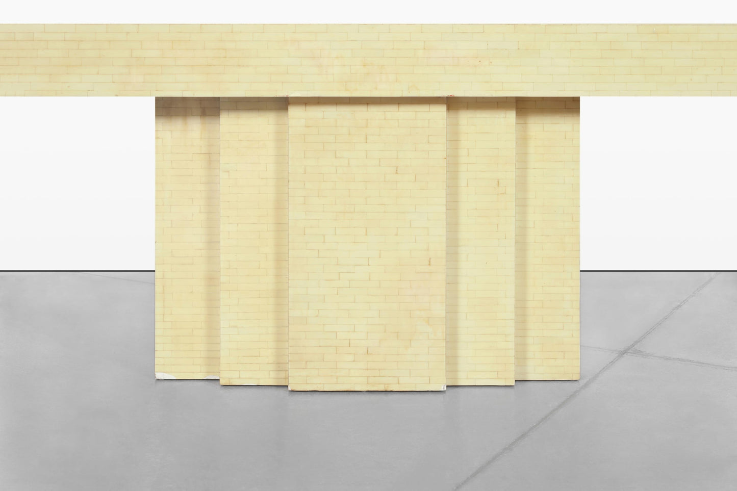 Vintage Tessellated Bone Console Table by Enrique Garcel for Jimeco LTDA