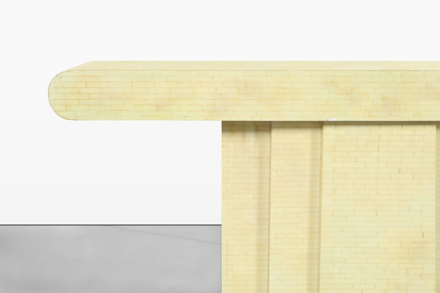 Vintage Tessellated Bone Console Table by Enrique Garcel for Jimeco LTDA