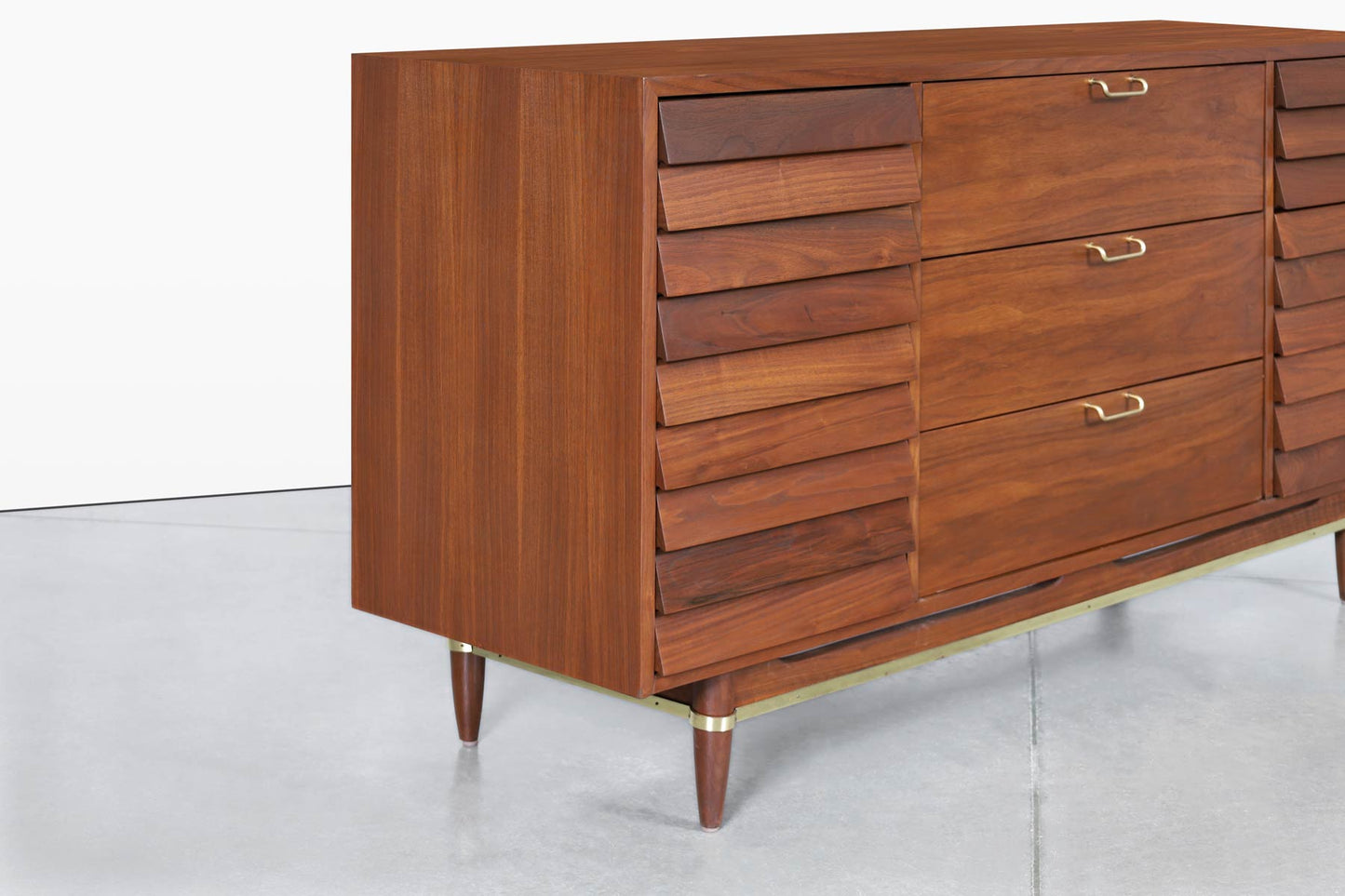 Vintage Walnut Dresser by Merton L. Gershun American of Martinsville