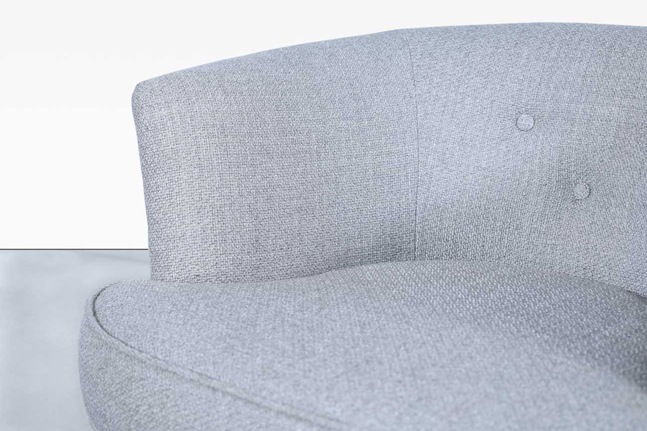 Vintage Walnut Swivel Lounge Chairs