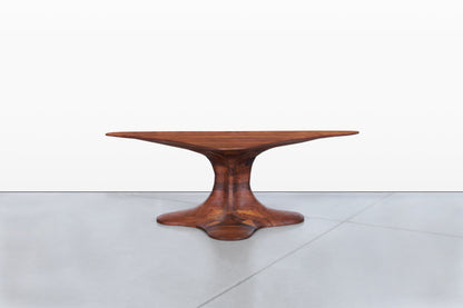 20th Century American Studio Craft Walnut Coffee Table
